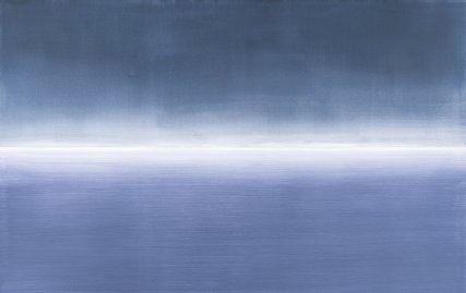 23, 29, ze série Krajiny, 2018, 2 × 70×230 cm, akryl na plátně