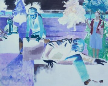 Vzkříšení, 2018, olej na plátně, 160 x 200 cm