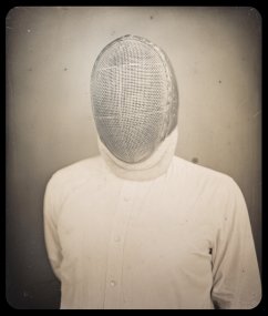 Maska, daguerrotypie, 12,1 x 9,5 cm
