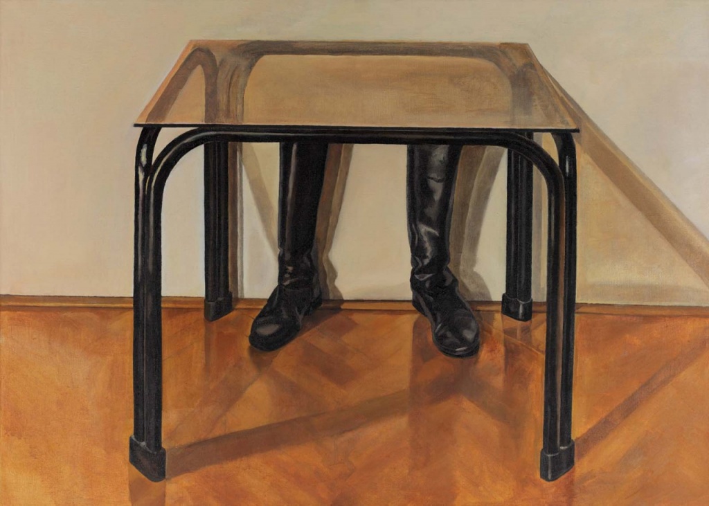 Jana Šárová, Pojď!, 2014, olej na plátně, 70 x 100 cm