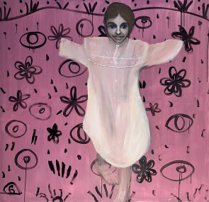 Košilka, 2024, akryl na plátně, 145 x 150 cm